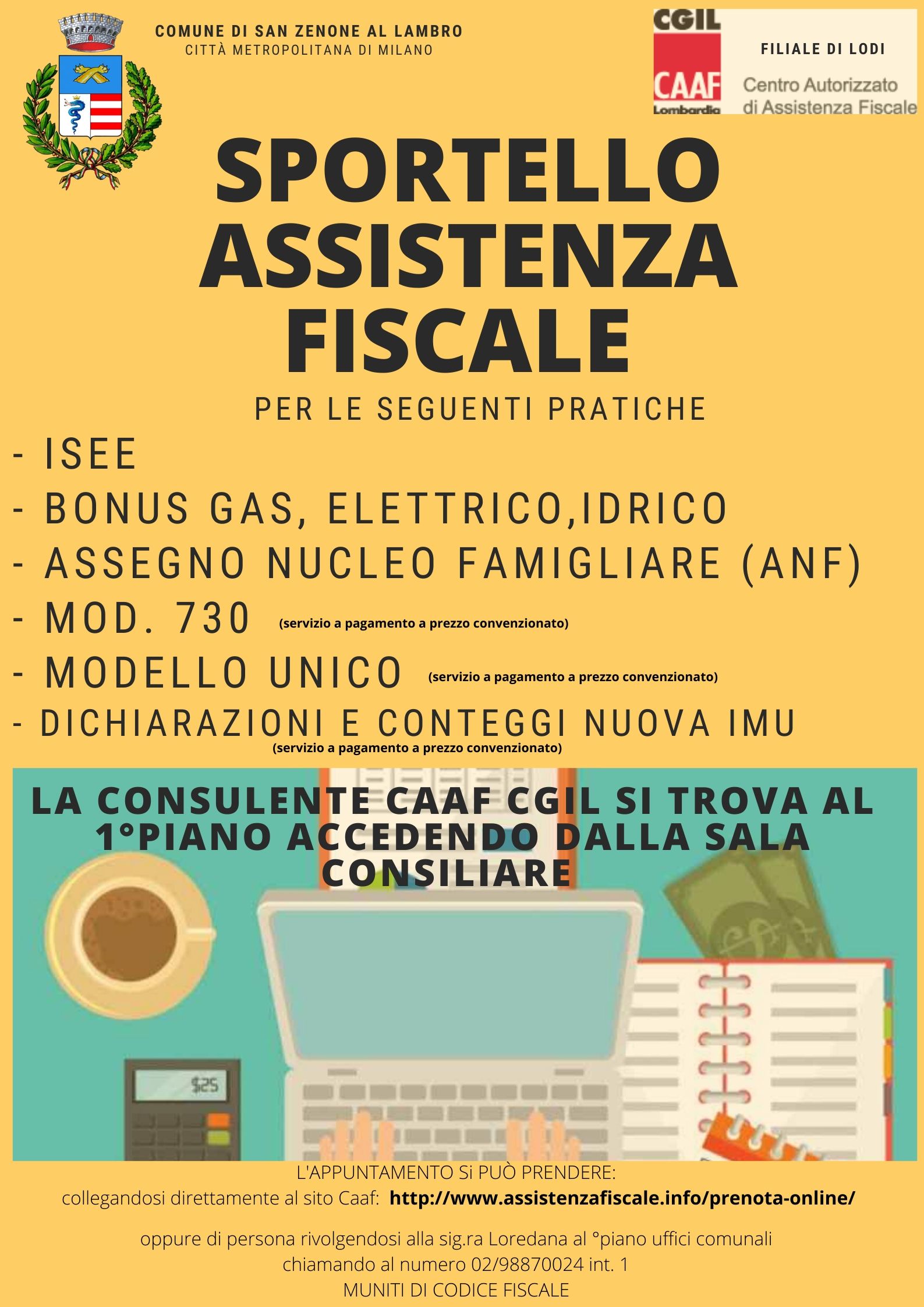 Sportello assistenza fiscale 